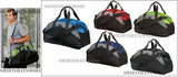 Color Block Medium Duffel Contrast Gym Bag Work Out Locker Tote Carry On Travel