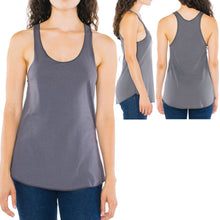 Load image into Gallery viewer, American Apparel Ladies Racerback Tank Top T-Shirt 50/50 Poly Cotton XS S M L XL