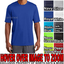 Load image into Gallery viewer, Mens Moisture Wicking T-Shirt SNAG RESISTANT Dri Fit Durable XS-XL 2XL, 3XL, 4XL