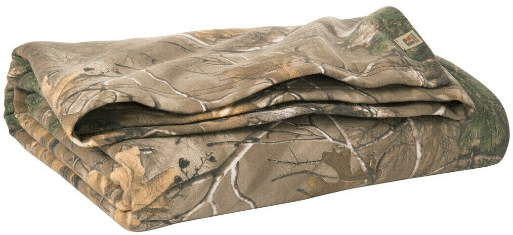 Realtree Xtra Blanket Throw Hunting Warm Camouflage Wrap Up in Camo 50