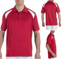 MENS Polo Polytech Moisture Wicking Golf Shirt S, M, L, XL, 2X, 3X, 4X 5X 6X NEW