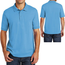 Load image into Gallery viewer, Big Mens Polo Shirt 50/50 Cotton Poly Blend Jersey Knit XL 2XL 3XL 4XL 5XL 6XL