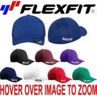 Flexfit Hat Ultra Fiber Baseball Cap Air Mesh Sides Fitted Trucker S/M L/XL 6533