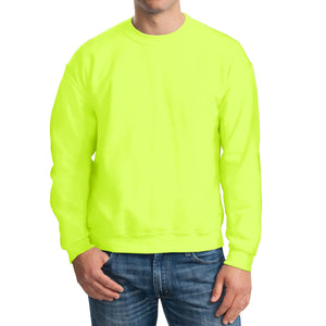 BIG MENS Crewneck Sweatshirt Gildan Warm Heavy Blend Pullover 2X, 3X,4X, 5X NEW