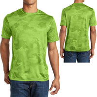 Mens Moisture Wicking Digital Camo Athletic T-Shirt Tagless XS-XL 2X, 3X, 4X NEW