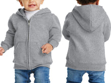 Load image into Gallery viewer, Toddler Hoodie Full Zipper Hooded Fleece Sweatshirt Winter Warm 2T, 3T, 4T NEW