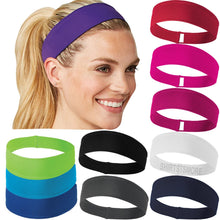 Load image into Gallery viewer, Ladies Headband Yoga Fitness Running Gym Exercise Workout Moisture Wicking NEW