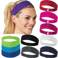Ladies Headband Yoga Fitness Running Gym Exercise Workout Moisture Wicking NEW