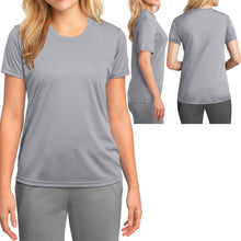 Load image into Gallery viewer, Ladies Dri Fit T-Shirt Moisture Wicking Gym Workout Womens Tee XS-XL 2X, 3X, 4X