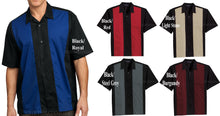 Load image into Gallery viewer, Mens Camp Shirt Casual Colorblock Tropical Bowling Two Tone S M L XL 2XL 3XL 4XL