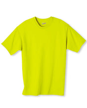 Load image into Gallery viewer, Hanes MENS T-Shirt Safety Green Yellow Orange S M L XL 2X 3X, 4X, 5X, 6X NEW!