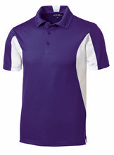 Load image into Gallery viewer, Mens Polo Shirt Moisture Wicking DriFit Snag Resist Color Block XS-XL 2X 3X 4X