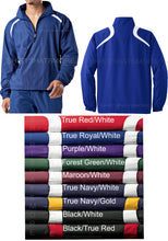 Load image into Gallery viewer, Mens 1/2 Zip Pullover Windshirt Jacket Lined Pockets Golf S M L XL 2XL 3XL 4XL